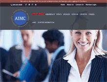 Tablet Screenshot of aimc.org